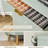 Green 6-Drawer Dresser – Modern, Gold Handles, Large Drawers, Hallway