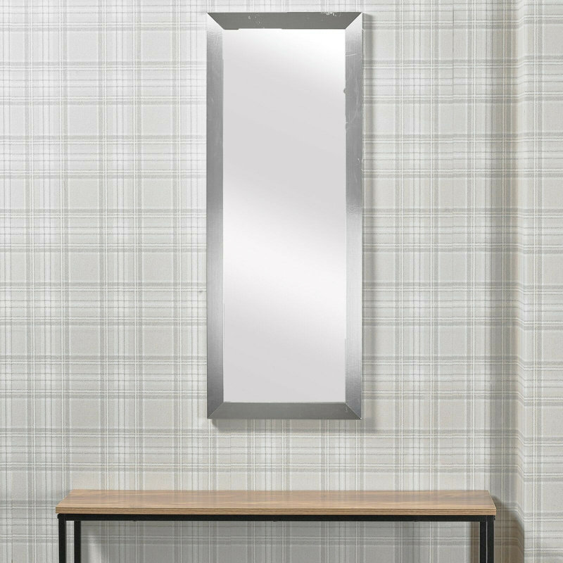 Kalayia Wood Flat Wall Mirror