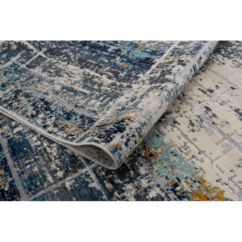 Blazek Abstract Indoor Rug, Runner 1'10" x 6'