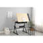 Bureau de table à dessin réglable pour le bureau à domicile et, inclinable à 0 - 75 °, 2 tiroirs, tabouret, bureau en métal chêne blanc américain, inclinable, chêne, et plus