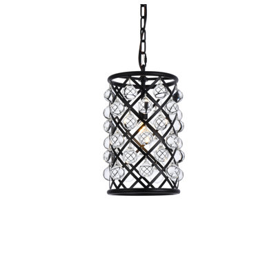 Luminaire suspendu cylindrique à 1 lumière Swinney