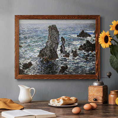 " The 'Pyramids', Cliffs At Belle " Painting Print