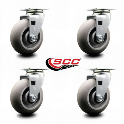 Thermoplastic Rubber Caster with Ball Bearing