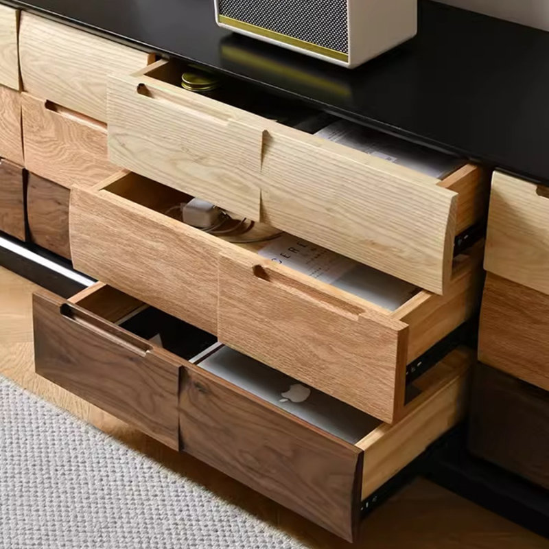 Meuble télé moderne en bois massif