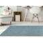 Tapis bleu en laine touffeté à la main Hunsberger-27794162