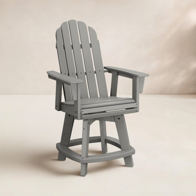 POLYWOOD® Vineyard Swivel Patio Bar Stool