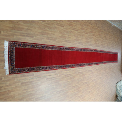 Tapis rouge uni 3 x 33