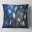 Cristal de cristal bleu foncé - texture acier avec coussin abstrait-30642700-30642704