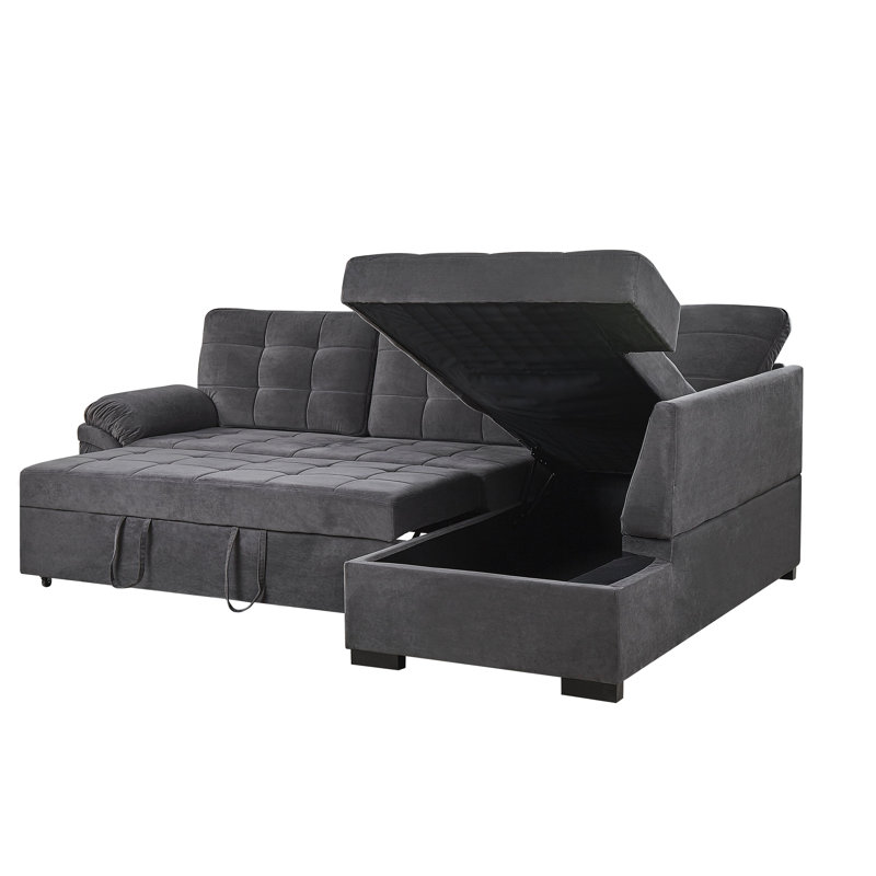 Varnamo 4 Seater Velvet Sofa Bed