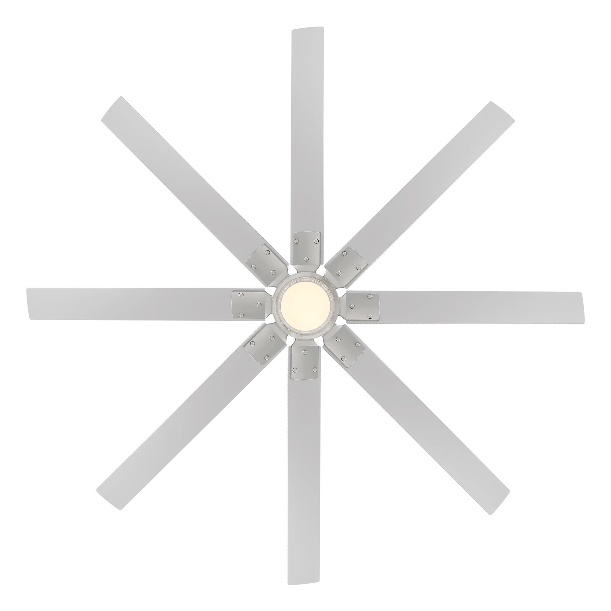 Renegade 8 - Blade Outdoor / Indoor Smart Ceiling Fan with Remote Control and LED Light Kit Included, Works With Alexa and iOS or Android App