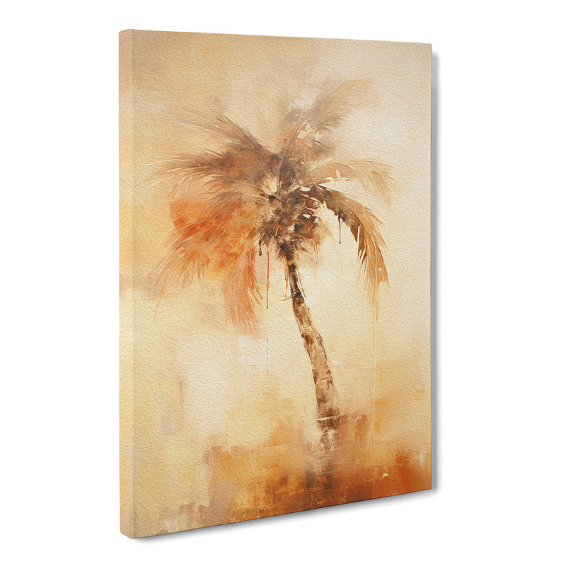 Palm Tree Gestural No.3 - Print, 50cm H x 35cm W x 3cm D