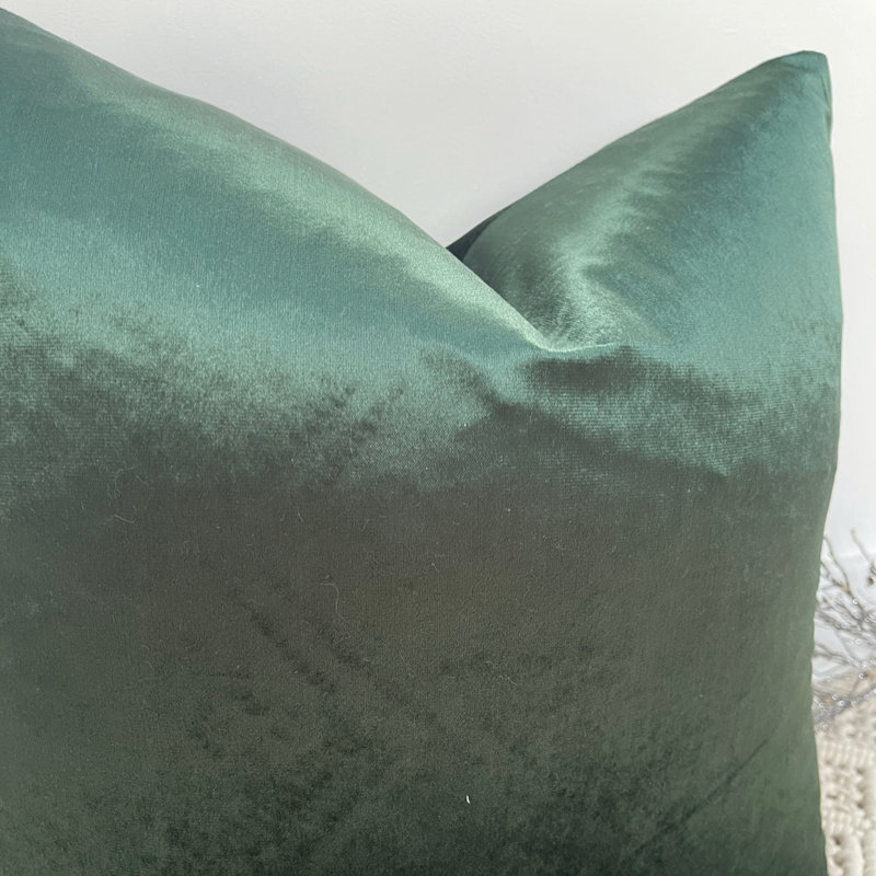 Abstract Square Cushion Cover, Teal