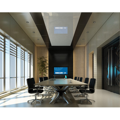 Surefit(V3) LED Flush Mount Ceiling Light, 3000K With Square White Trim