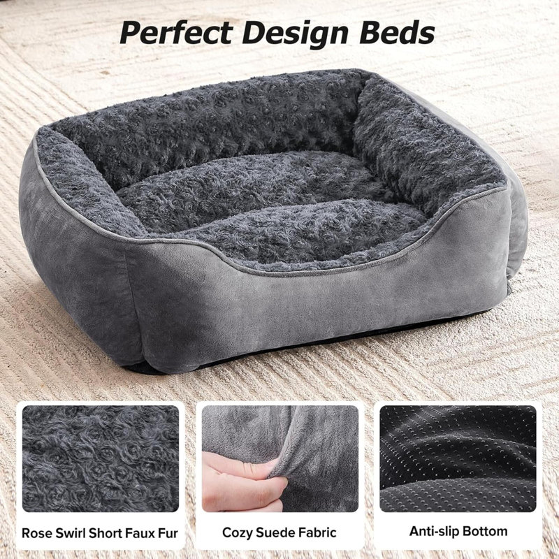 Pet Bed, 23cm H x 76cm W x 61cm D