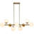 9 - Light Gold Kitchen Island Pendant