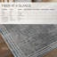 Phoebe Machine WashableGeometric Area Rug in Light Gray/Blue-1316590825