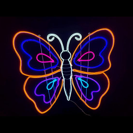 2D Butterfly Sign: Bright Spring Mix