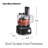 Hamilton Beach® Bowl Scraper Food Processor 8 Cup Capacity Black