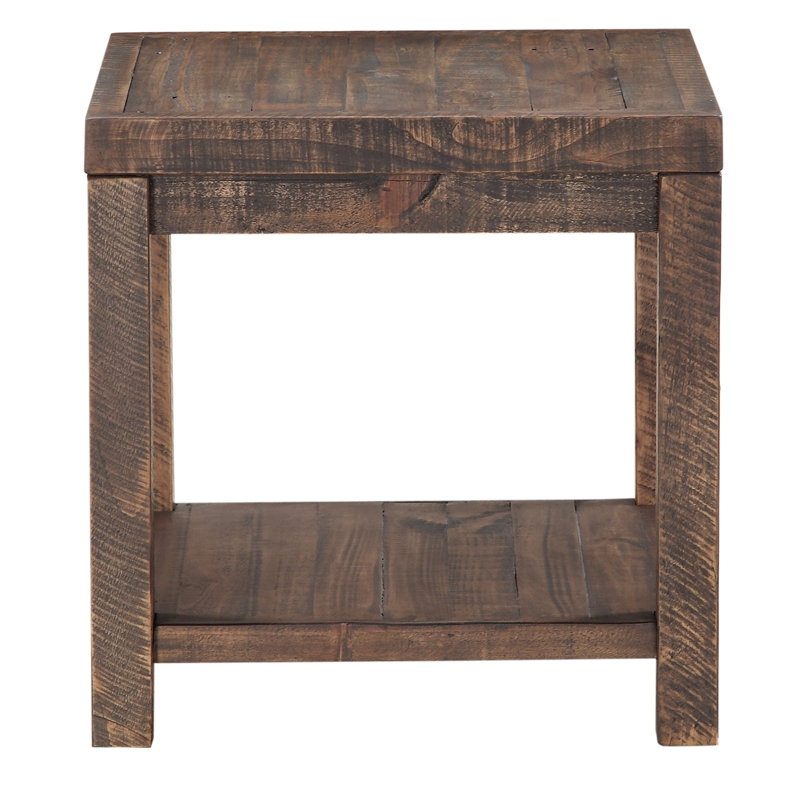 Solid Wood End Table