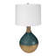 Lampe de table en verre D16x28,5 "