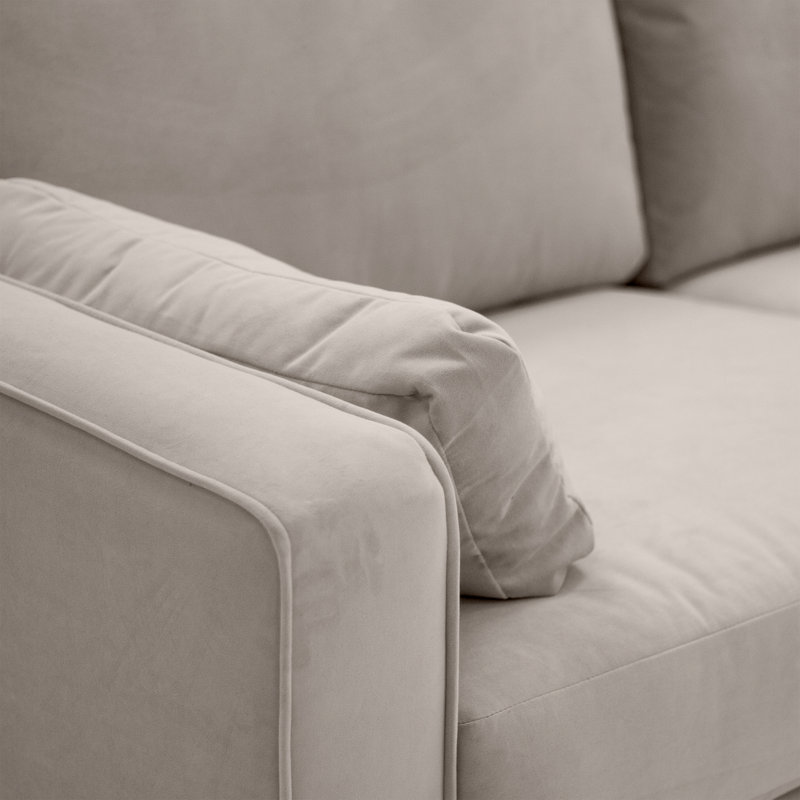Millerville Velvet Armchair, Mink