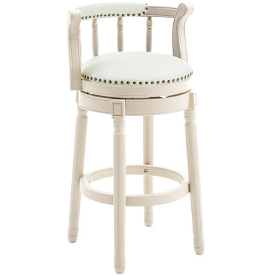 Bar Stools Seat Height Leather Wooden Bar Stools