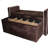 22" Shoe Storage Bench,  Suede