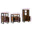 Bathroom Furniture Set With Shelf 3 Pcs Solid Mango Wood-1091083286