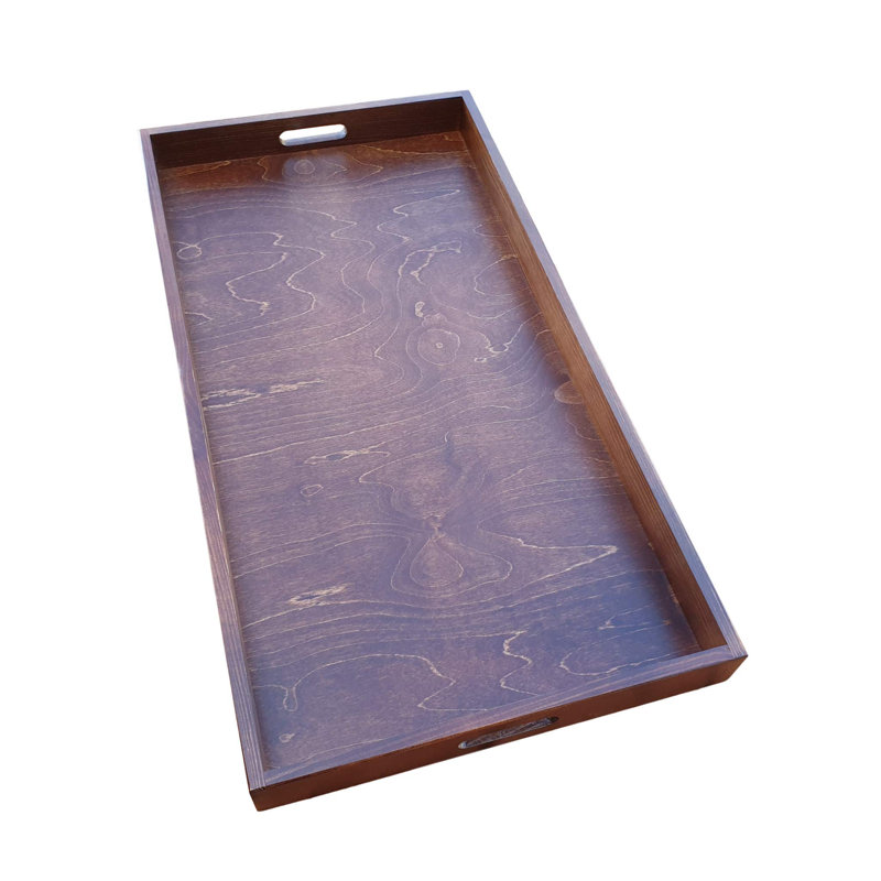Union Rustic Wood Tray