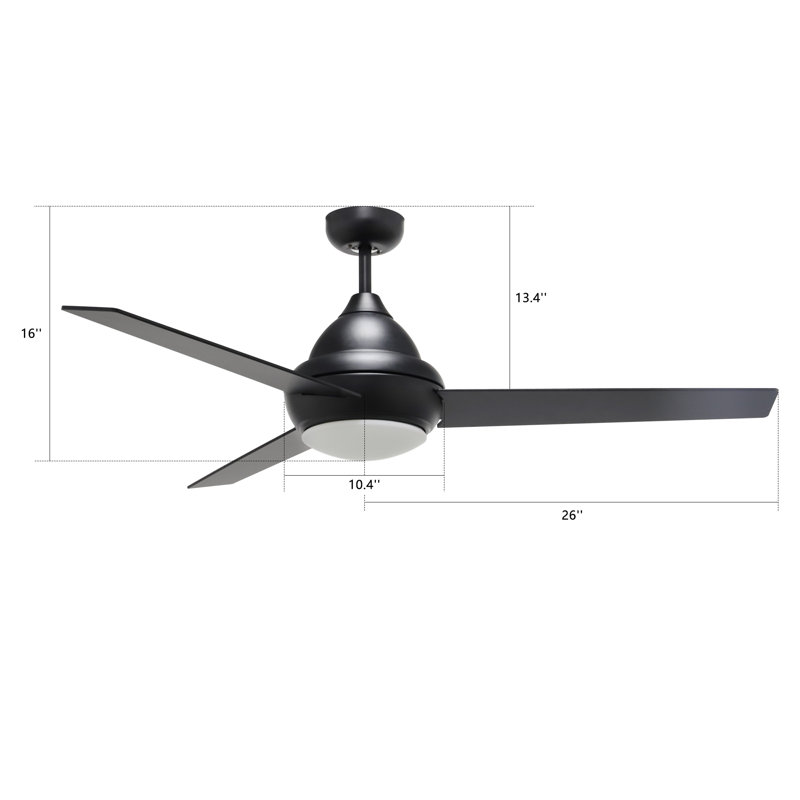 52'' Ceiling Fan with LED Lights