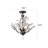 Darcey 4 - Light 18.1" Unique Flush Mount with Crystal Accents
