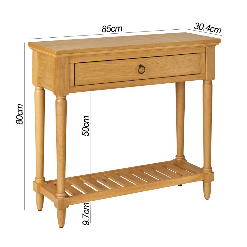85cm Solid Wood Console Table