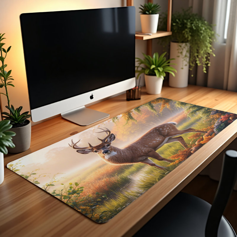 Polyester Desk Pad, 31.5x15.5