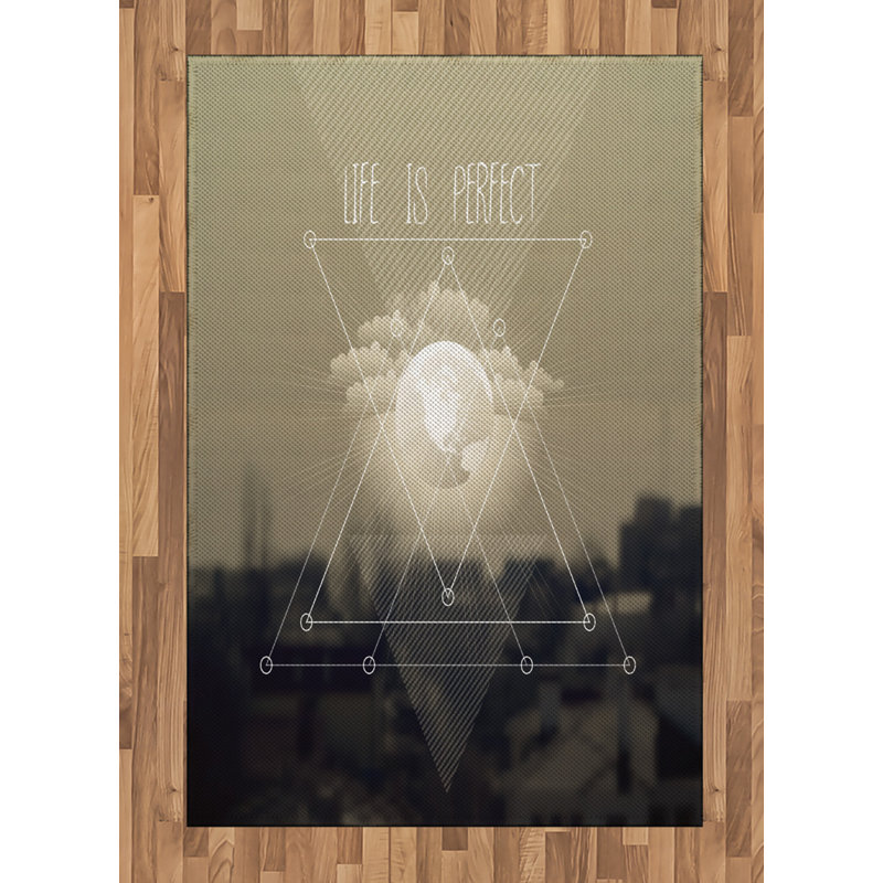Tapis décoratif Indie High Density, Rectangle— 4 pi x 5 pi 8 po