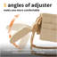 MASSAGE Comfortable Relax Rocking Chair Cream White