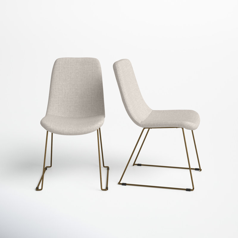 Evadine 16.5'' H Upholstered Metal Side Chair