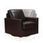 Fauteuil pivotant en cuir Vivienne-309101535