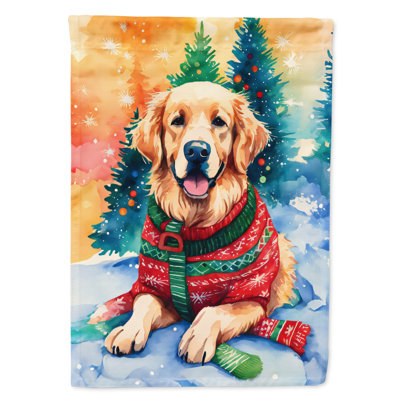 Polyester double face Noël