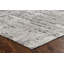 9x12 Ivory Hand-Knotted Wool Linear Cityscape Geometric Modern Contemporary Carpet Rug
