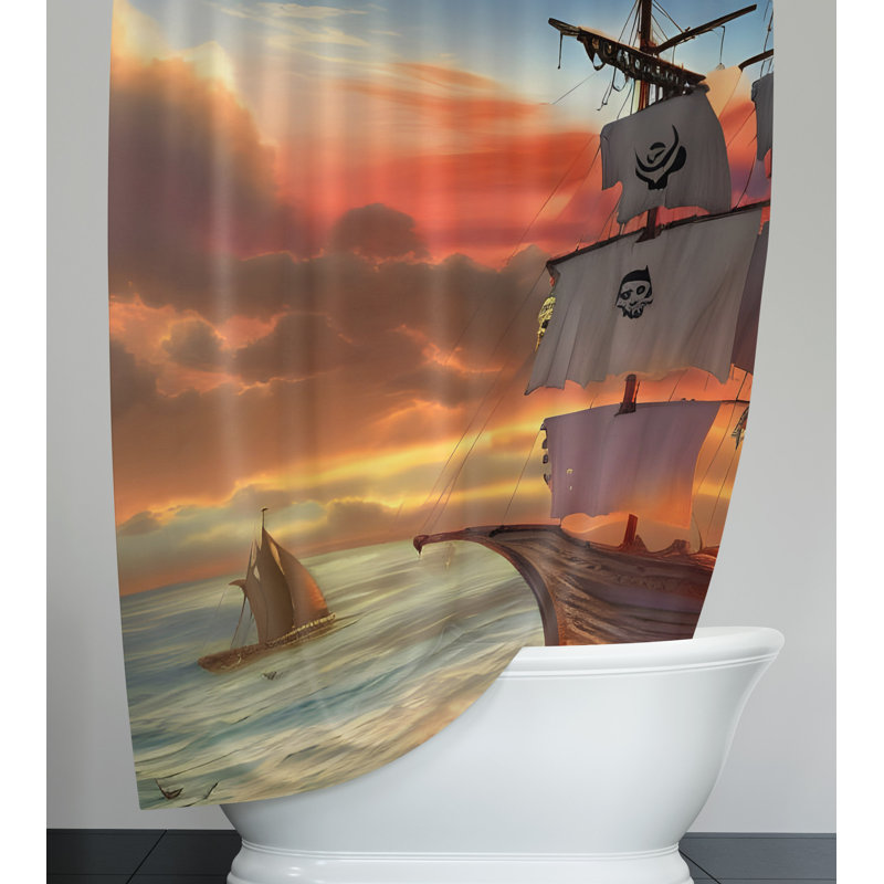 Rideau de douche Claryce, H 72 po x l 70 po