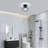 1-Light 7In Crystal Flush Mount Ceiling Light