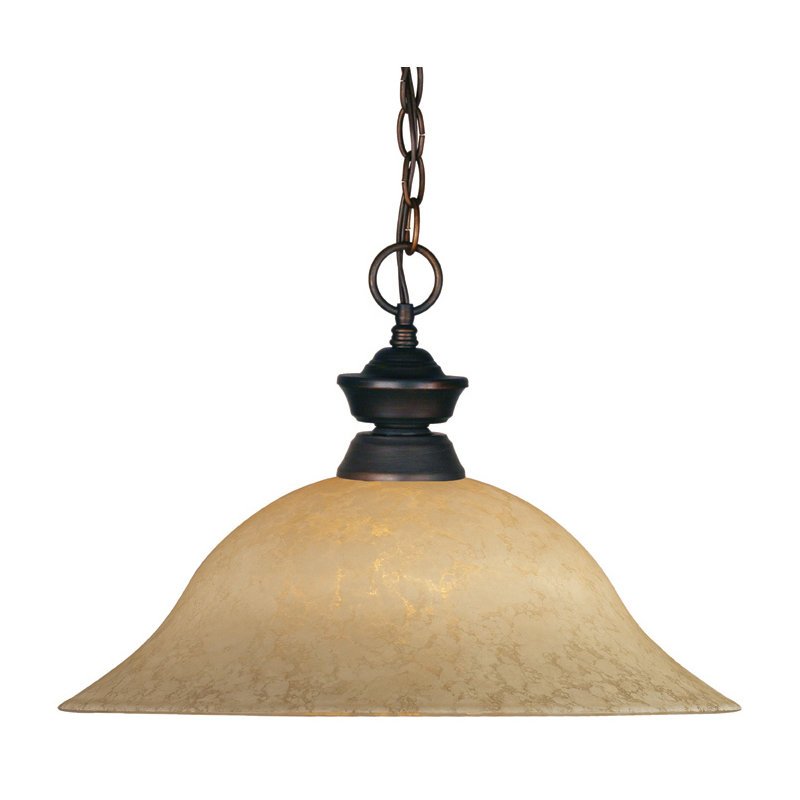 Biller 1 - Light Single Pendant, Olde Bronze