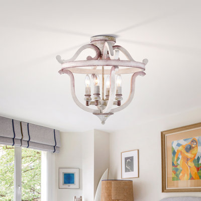 Yonker LED Semi Flush Mount
