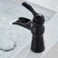 Robinet pour salle de bain à poignée simple avec plaque de pont et ensemble de drain-93398395