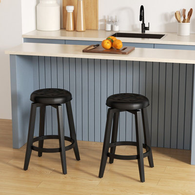 Sinquefield Swivel Upholstered Counter Stool