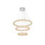 Lustre gradué à 3 lumières DEL Brindalla-233062499