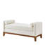 Grand repose-pieds rembourré en tissu Boucle-2053101637