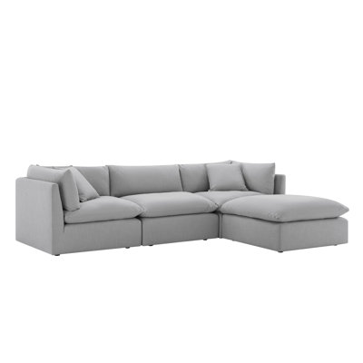 Canapé modulaire rembourré 4 pièces Annabella