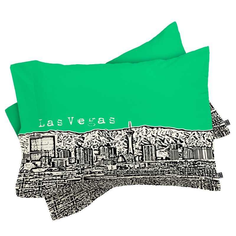 Bird Ave Las Vegas Pillowcase, Standard, Royal