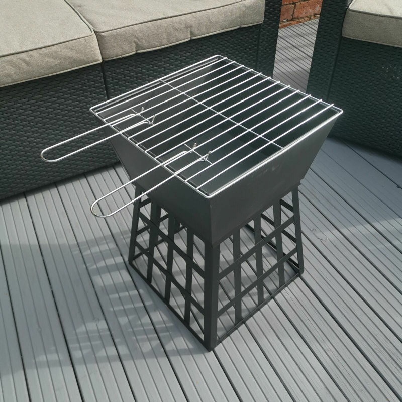Square Steel Smokeless Fire Pit